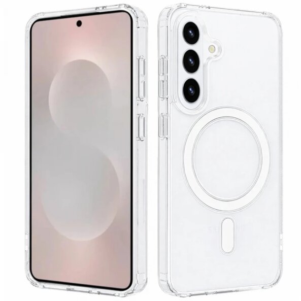 Husa MagSafe pentru Samsung Galaxy S26, Techsuit, Pro, Transparenta