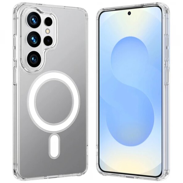 Husa MagSafe pentru Samsung Galaxy S26 Ultra, Techsuit, Pro, Transparenta