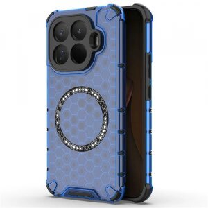 Husa MagSafe pentru Xiaomi 15T Pro, Techsuit, HoneyComb Shield, Albastra
