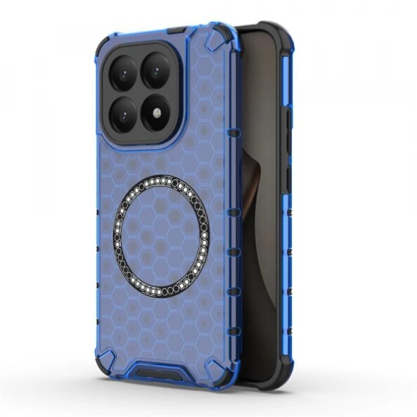 Husa MagSafe pentru Xiaomi 15T, Techsuit, HoneyComb Shield, Albastra