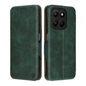 Husa pentru Honor 400 Smart 4G / X7d 4G / 400 Smart 5G, Techsuit, Safe Wallet Plus, Verde