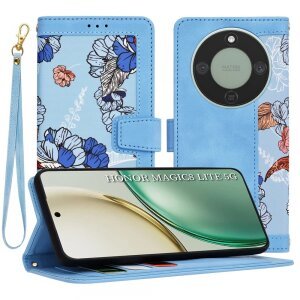 Husa pentru Honor Magic8 Lite, Techsuit, FlipCraft, Bleu