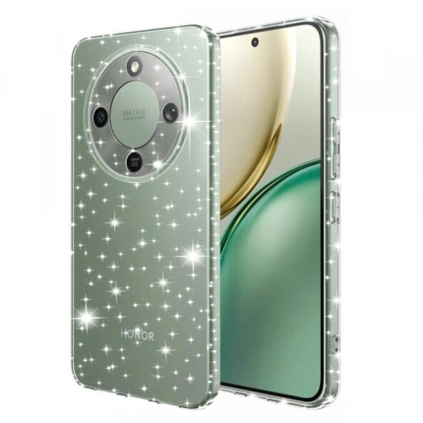 Husa pentru Honor Magic8 Lite, Techsuit, SparkleSkin, Transparenta