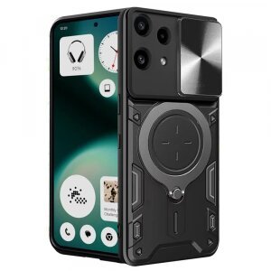 Husa pentru Nothing Phone (3a) Lite, Techsuit, CamGuard Pro, Neagra
