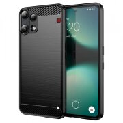 Husa pentru Nothing Phone (3a) Lite, Techsuit, Carbon, Neagra