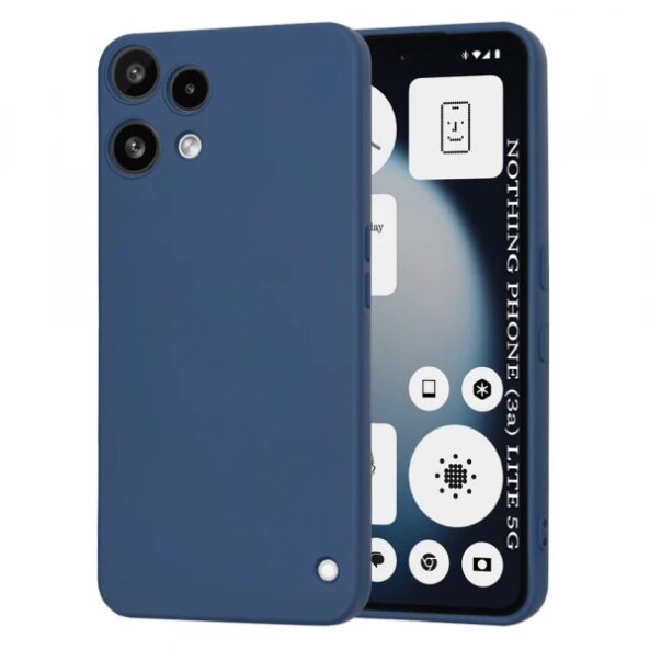 Husa pentru Nothing Phone (3a) Lite, Techsuit, SoftFlex, Bleumarin