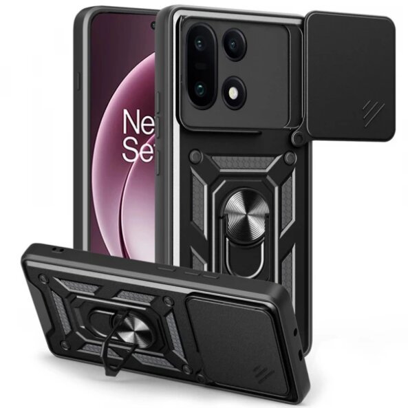 Husa pentru OnePlus 15, Techsuit, CamShield, Neagra