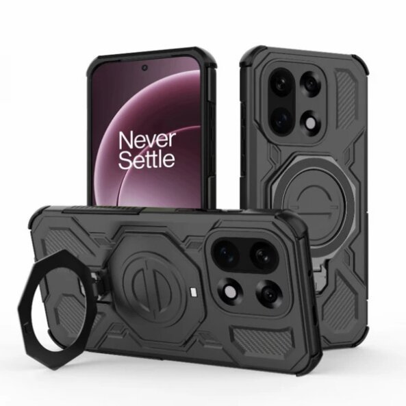 Husa pentru OnePlus 15, Techsuit, Carbon Shield Pro, Neagra