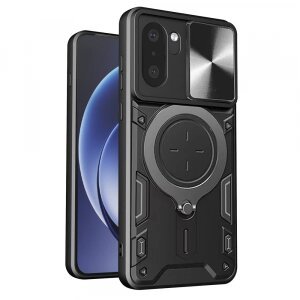 Husa pentru OnePlus 15R, Techsuit, CamGuard Pro, Neagra