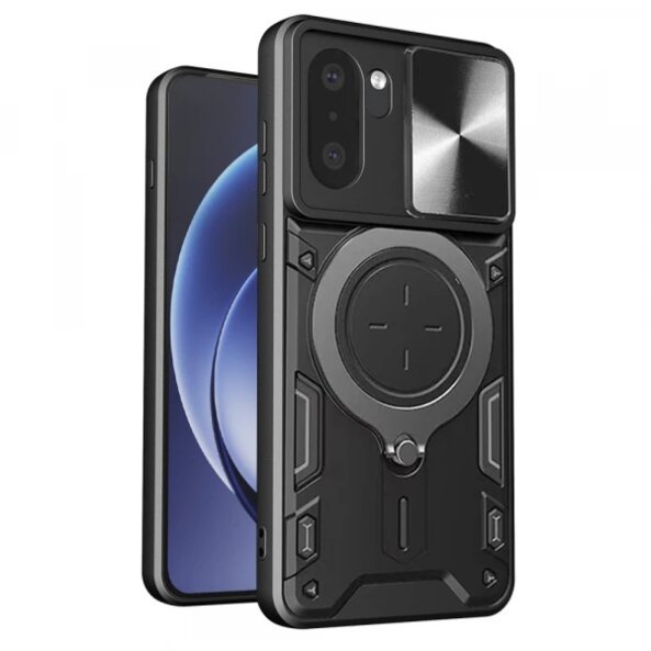 Husa pentru OnePlus 15R, Techsuit, CamGuard Pro, Neagra