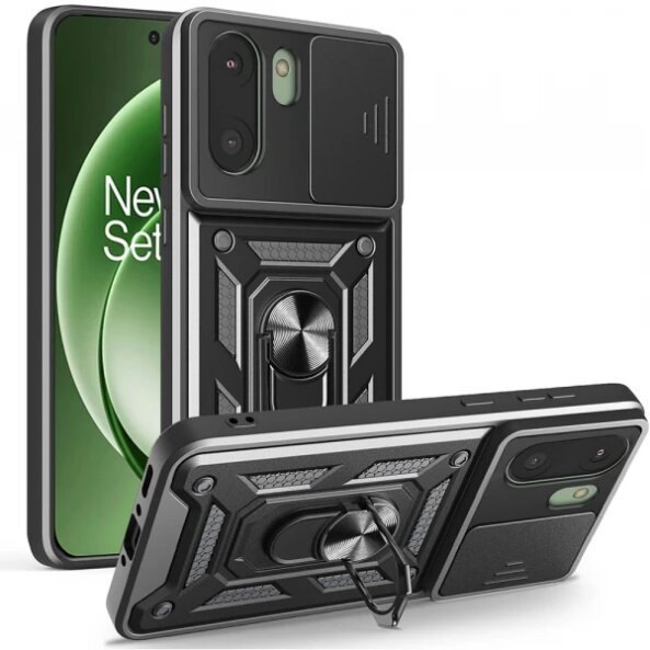 Husa pentru OnePlus 15R, Techsuit, CamShield, Neagra