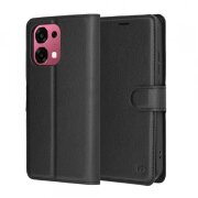 Husa pentru Oppo A6 Pro 5G / A6 Pro 4G, Techsuit, Leather Folio, Neagra