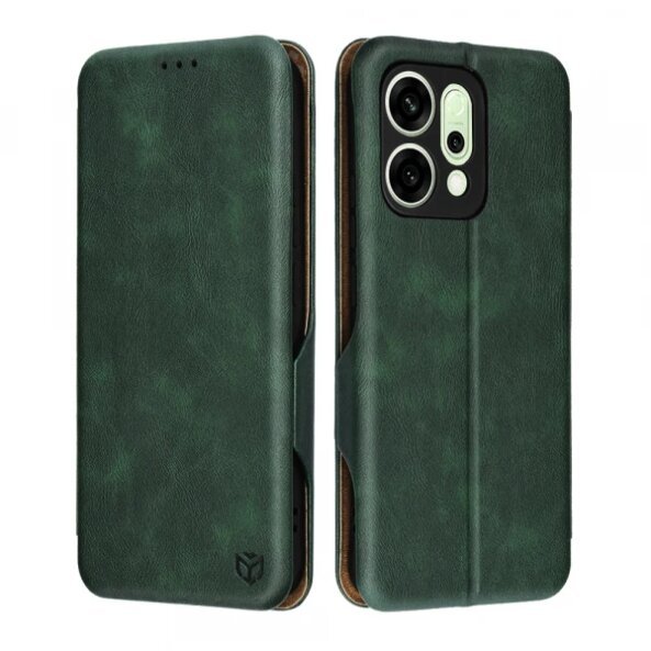 Husa pentru Oppo Reno14, Techsuit, Safe Wallet Plus, Verde