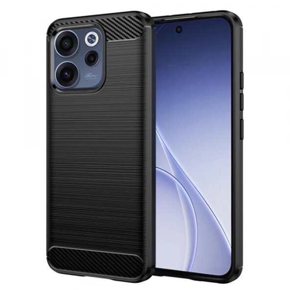 Husa pentru Oppo Reno15 FS / Reno15 F, Techsuit, Carbon, Neagra