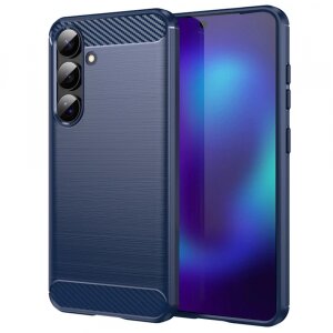 Husa pentru Samsung Galaxy S26, Techsuit, Carbon, Albastra