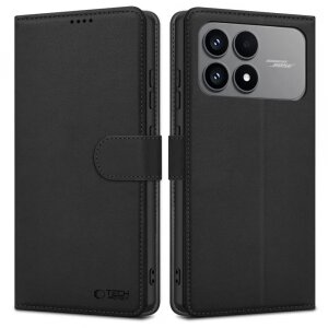 Husa pentru Xiaomi Poco F8 Pro, Tech-Protect, Wallet, Neagra 