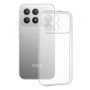 Husa pentru Xiaomi Poco F8 Pro, Techsuit, Clear, Transparenta