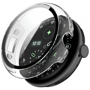 Husa Techsuit Defense360 Pro pentru Google Pixel Watch 4 45mm, Transparenta