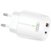 Incarcator Retea XO Design L114, 20W, 3A, 1 x USB-A - 1 x USB-C, Alb 
