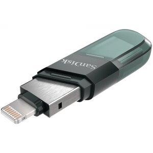 Memorie Externa USB-A 3.0 / Lightning SanDisk iXpand Flip, 256Gb SDIX90N-256G-GN6NE 