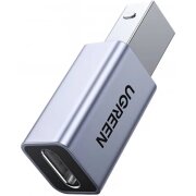 Adaptor USB Date UGREEN US382, USB-B - UB-C, Gri 