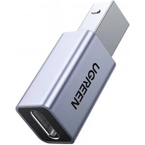 Adaptor USB Date UGREEN US382, USB-B - UB-C, Gri 