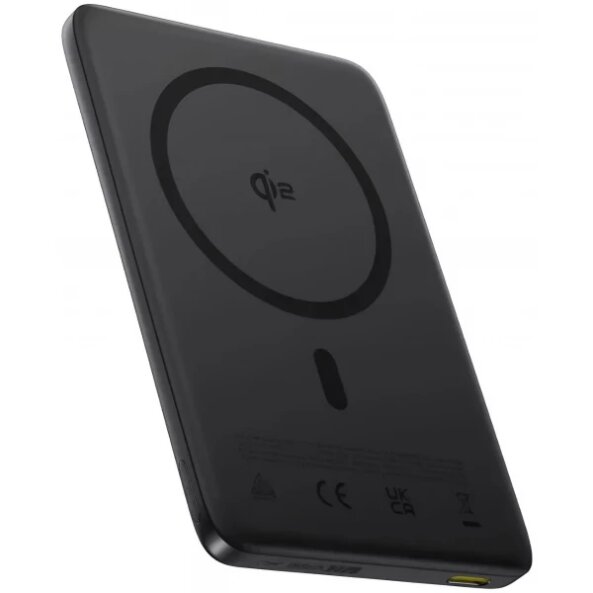 Baterie Externa Wireless Baseus PicoGo AM41, 10000mAh, 27W, PD + FQI, 1 x QI - 1 x USB-C, Neagra E0027201 