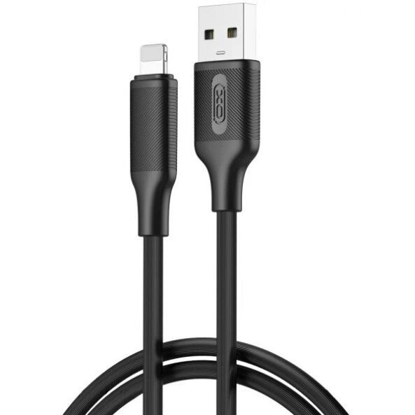 Cablu Date si Incarcare USB-A - Lightning XO Design NB265, 18W, 1m, Negru 