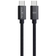 Cablu Date si Incarcare USB-C - USB-C MaXlife MXUC-12, 100W, 1m, Negru 