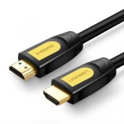 Cablu Video UGREEN HD101, HDMI - HDMI, 4K, 2m, Negru Galben
