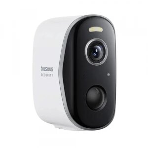 Camera de Supraveghere Baseus N1 Plus, Wi-Fi, 2K, IP67, Exterior, Alba S0TV022132