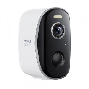 Camera de Supraveghere Baseus N1, Wi-Fi, 2K, IP67, Exterior, Alba S0TZ002130