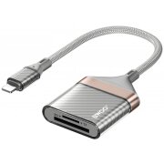 Cititor Card Lightning BWOO BZ63, SD - microSD, Gri 