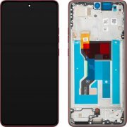 Display cu Touchscreen Motorola Moto G86 Power, cu Rama, Rosu (Chrysanthemum), Service Pack 5D68C30654 