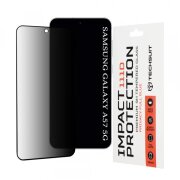 Folie de protectie Ecran Privacy Techsuit pentru Samsung Galaxy A57 5G, Sticla Securizata, Full Glue, 111D