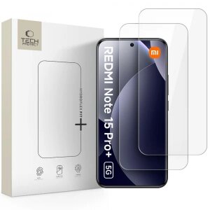 Folie de protectie Ecran Tech-Protect Hydro Flex+ pentru Xiaomi Poco M8 Pro / Redmi Note 15 Pro+ 5G, Plastic, Set 2 bucati