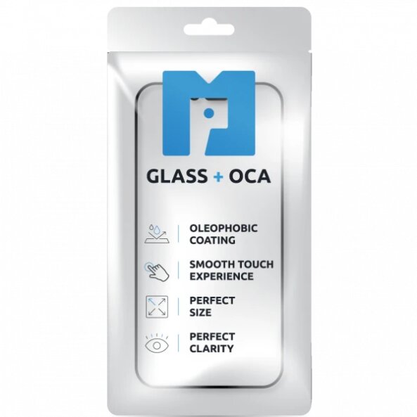 Geam Ecran + OCA MP compatibil cu Apple iPhone 15 Pro, Negru 