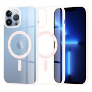 Husa MagSafe pentru Apple iPhone 13 Pro Max, Techsuit, Pro, Roz