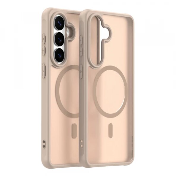 Husa MagSafe pentru Samsung Galaxy S26 Plus, Techsuit, HaloFrost II, Aurie