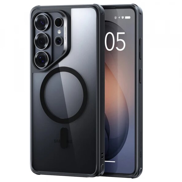 Husa MagSafe pentru Samsung Galaxy S26 Ultra, ESR, Classic Hybrid, Neagra Transparenta