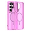 Husa MagSafe pentru Samsung Galaxy S26 Ultra, Techsuit, HaloFrost II, Roz