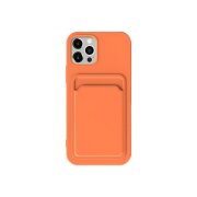 Husa pentru Apple iPhone 15 Pro, XO Design, Card Slot, Portocalie 