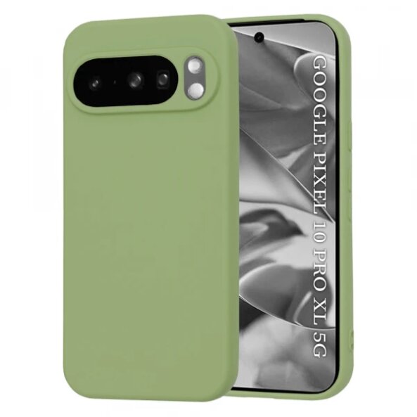 Husa pentru Google Pixel 10 Pro XL, Techsuit, SoftFlex, Matcha