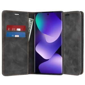 Husa pentru Xiaomi Poco M8 / Redmi Note 15 5G / Note 15 4G, Techsuit, Confy, Neagra