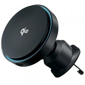 Incarcator Auto Wireless Proove Light Circle, 15W, 1.67A, Gri WHLC15010002