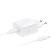 Incarcator Retea Cu Cablu USB-C Samsung, 45W, 4.05A, 1 x USB-C, Alb EP-T4511XWEGEU 