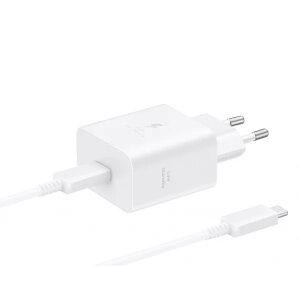 Incarcator Retea Cu Cablu USB-C Samsung, 45W, 4.05A, 1 x USB-C, Alb EP-T4511XWEGEU 
