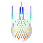 Mouse Gaming Wireless Proove Buzz, RGB, 800DPI - 4800DPI, Alb WMBU00022402