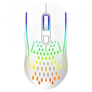Mouse Gaming Wireless Proove Buzz, RGB, 800DPI - 4800DPI, Alb WMBU00022402