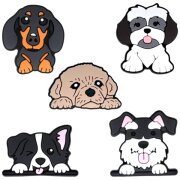 Sticker 3D OEM Dog pentru Husa Telefon / Tableta, Set 5 bucati, Multicolor 